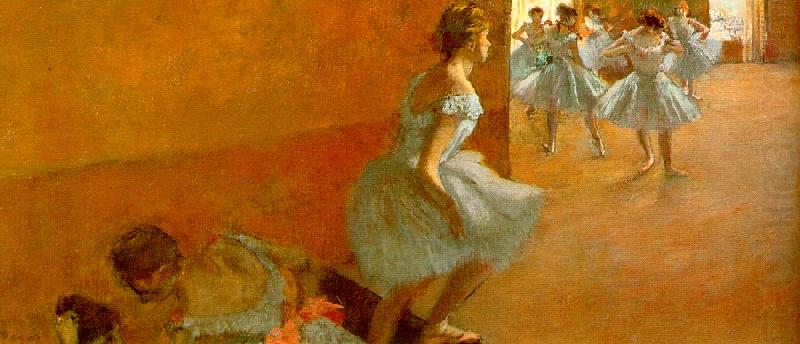 Edgar Degas Dancers Climbing the Stairs china oil painting image